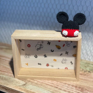 Hucha de madera Mickey Mouse